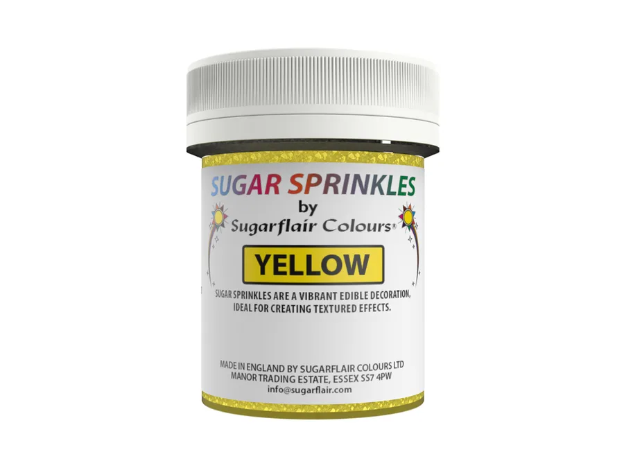Cukrové sypání žlutý cukr 40g – Sugarflair