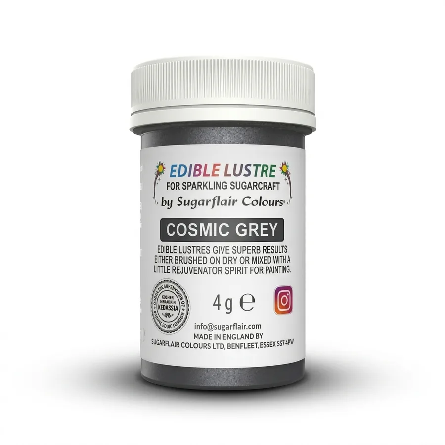 Prachový lesk Cosmic Grey 4 g – Sugarflair