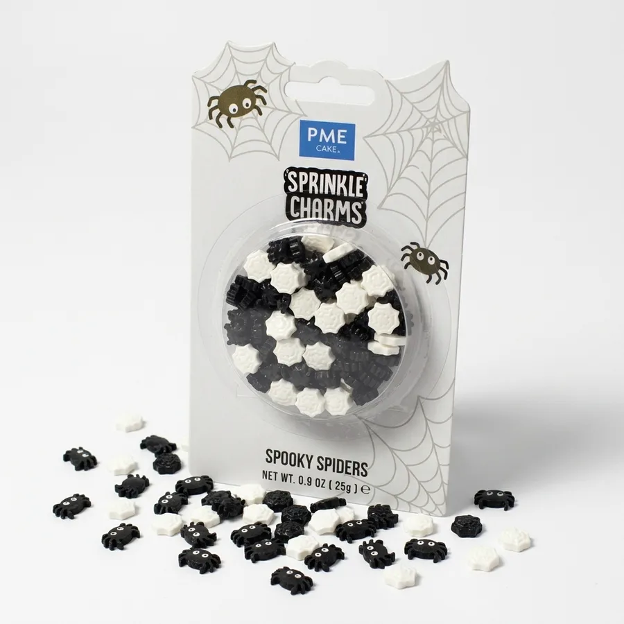 Cukroví pavouci a pavučiny na Halloween 25g – PME