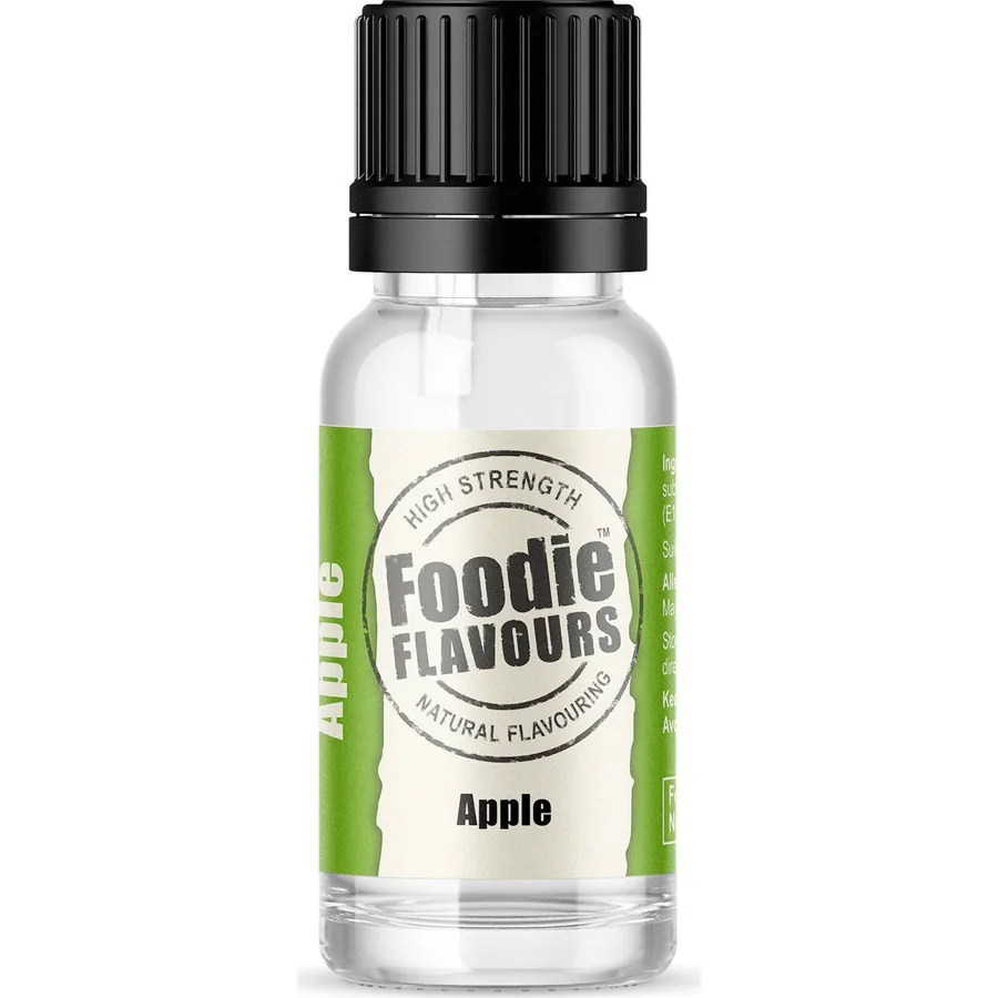 Přírodní koncentrované aroma jablko 15 ml – Foodie Flavours