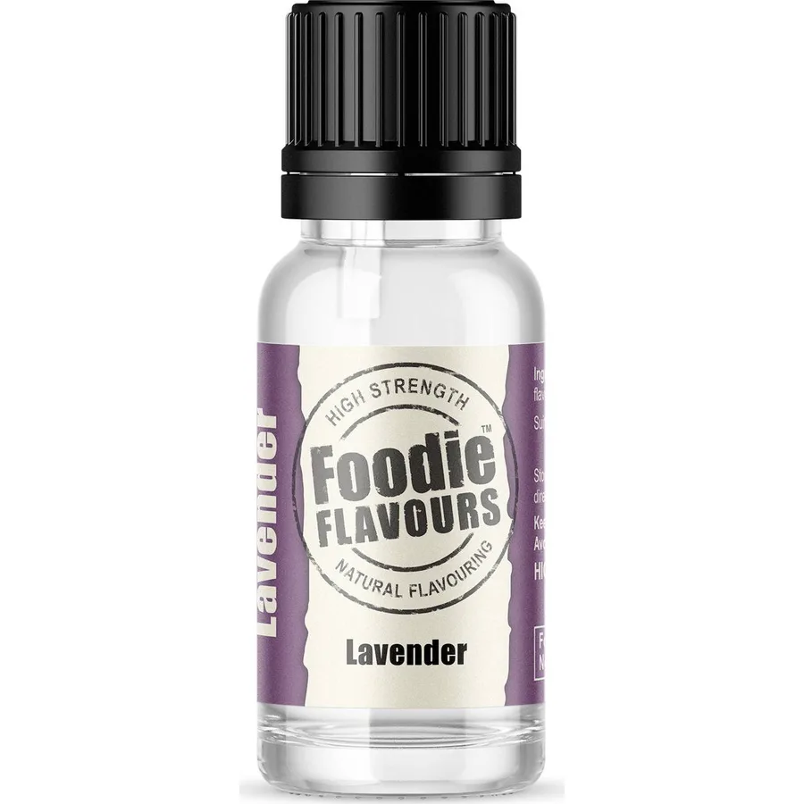 Přírodní koncentrované aroma Levandule 15 ml – Foodie Flavours