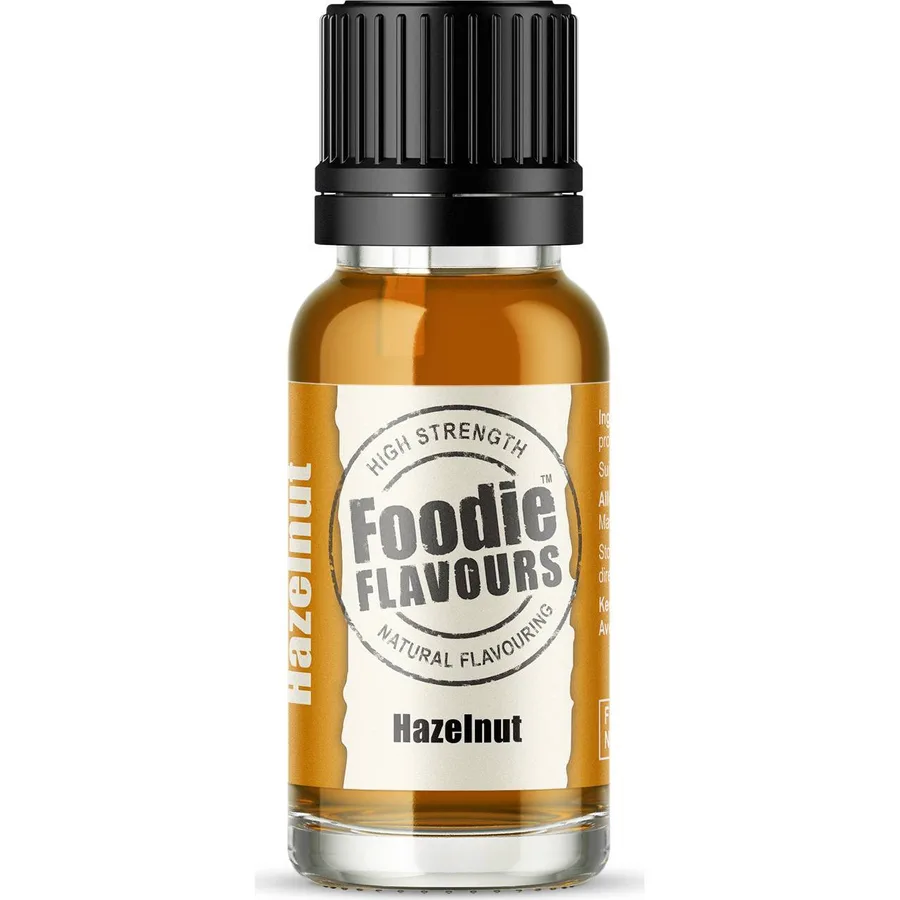 Přírodní koncentrované aroma lískový ořech 15 ml – Foodie Flavours
