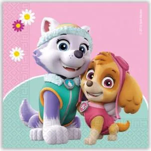 Papírové ubrousky Paw Patrol 33 × 33 cm – Procos