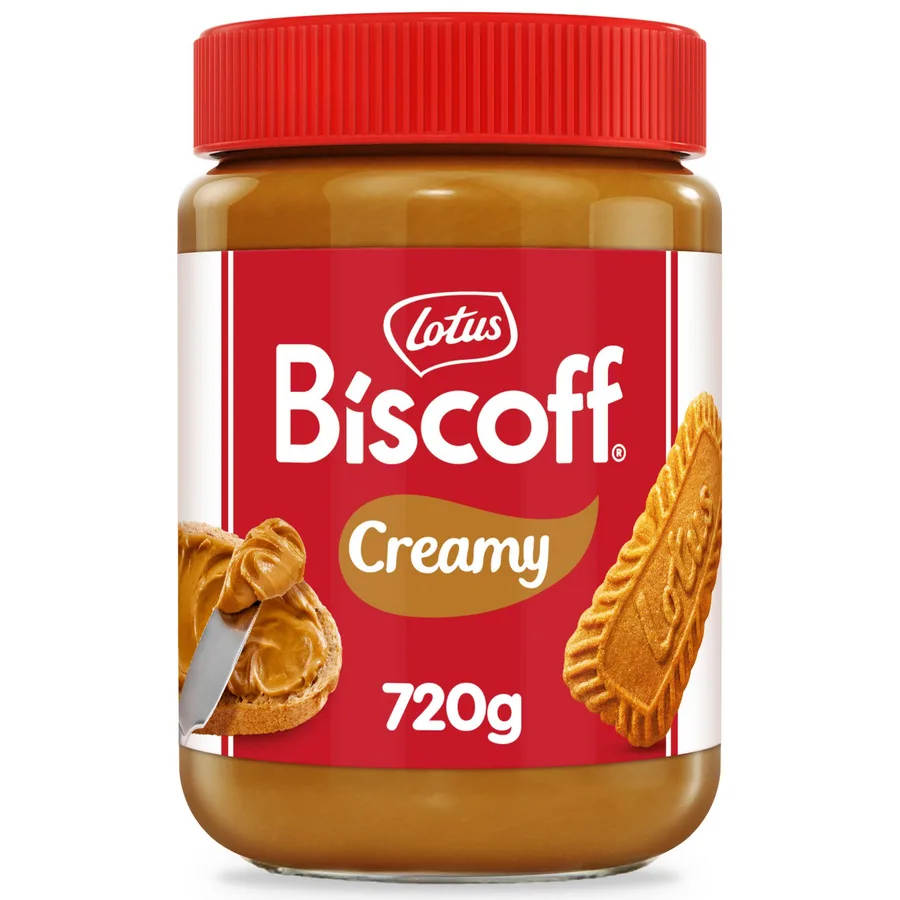 Lotus Biscoff pomazánka Creamy 720 g – Lotus Bakeries