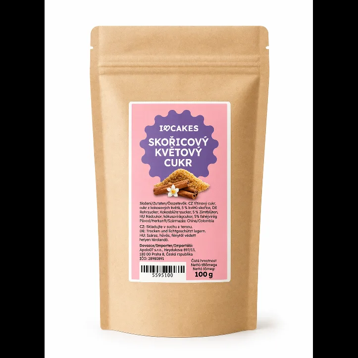 Skořicový květový cukr 100 g – I LOVE CAKES