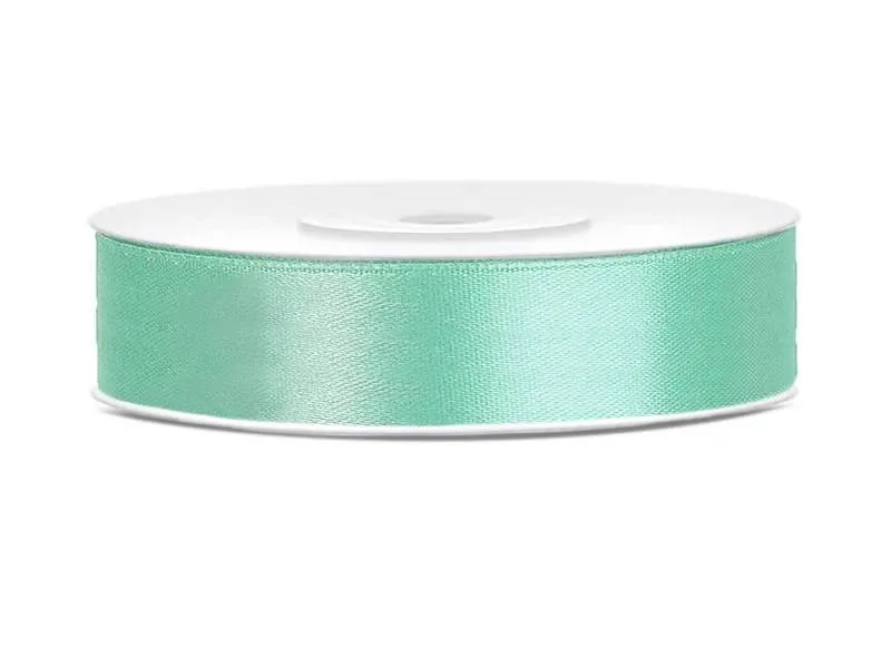 Mátově zelená stuha 12 mm × 25 m – PartyDeco