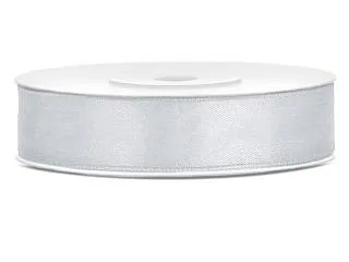 Stříbrná stuha 12 mm × 25 m – PartyDeco