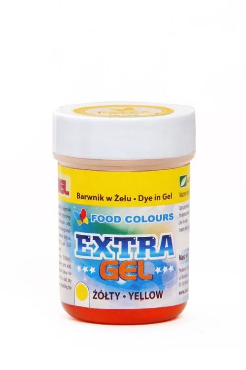 Gelová barva extra žlutá Extra Yellow 35 g – Food Colours