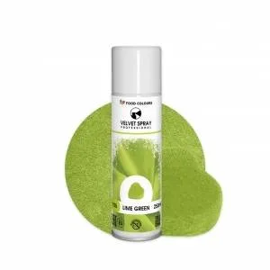 Sametový sprej Lime Green 250 ml – Food Colours