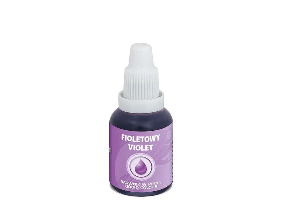Tekutá airbrush barva fialová 20 ml – Food Colours