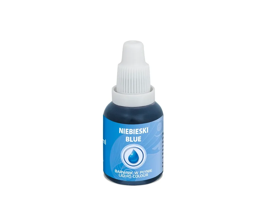 Tekutá airbrush barva modrá 20 ml – Food Colours