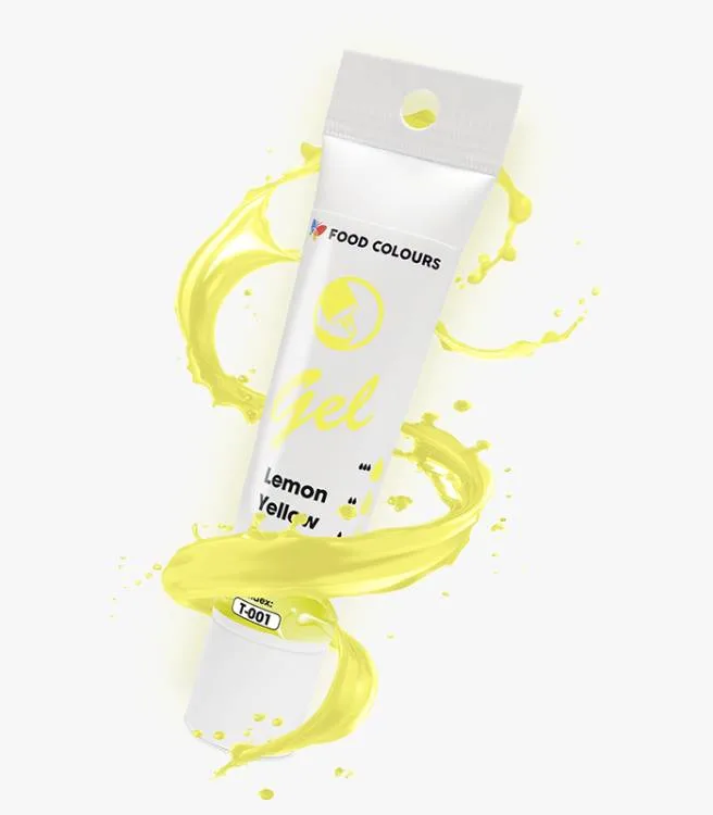 Gelová barva Lemon Yellow v tubě 30 g – Food Colours