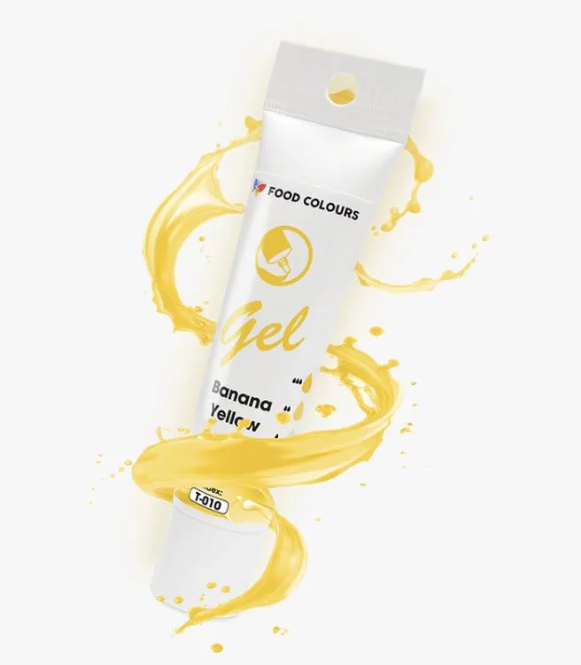 Gelová potravinářská barva Banana Yellow 30 g – Food Colours