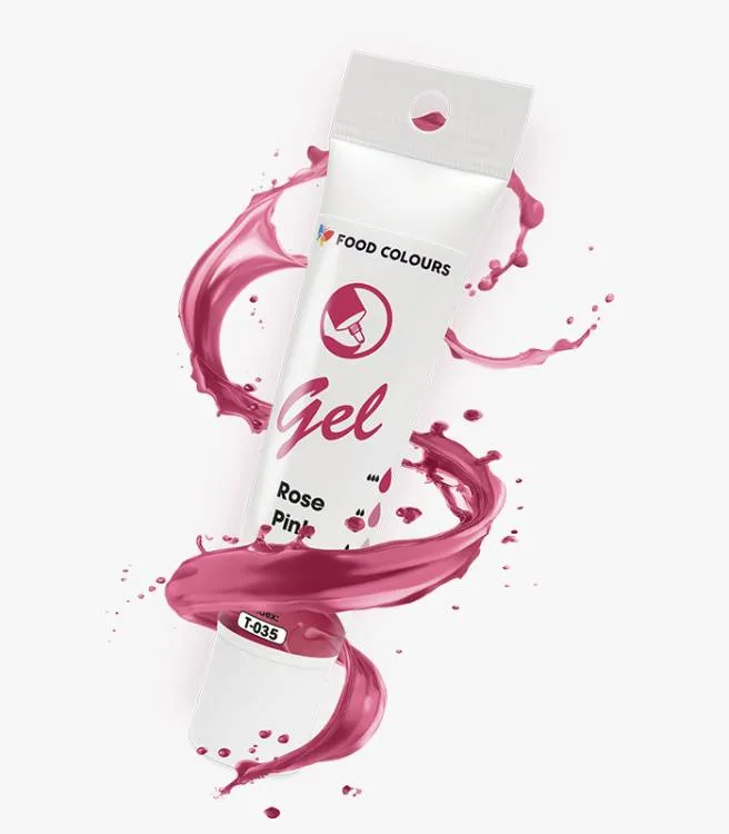 Gelová barva Rose Pink v tubě 30 g – Food Colours