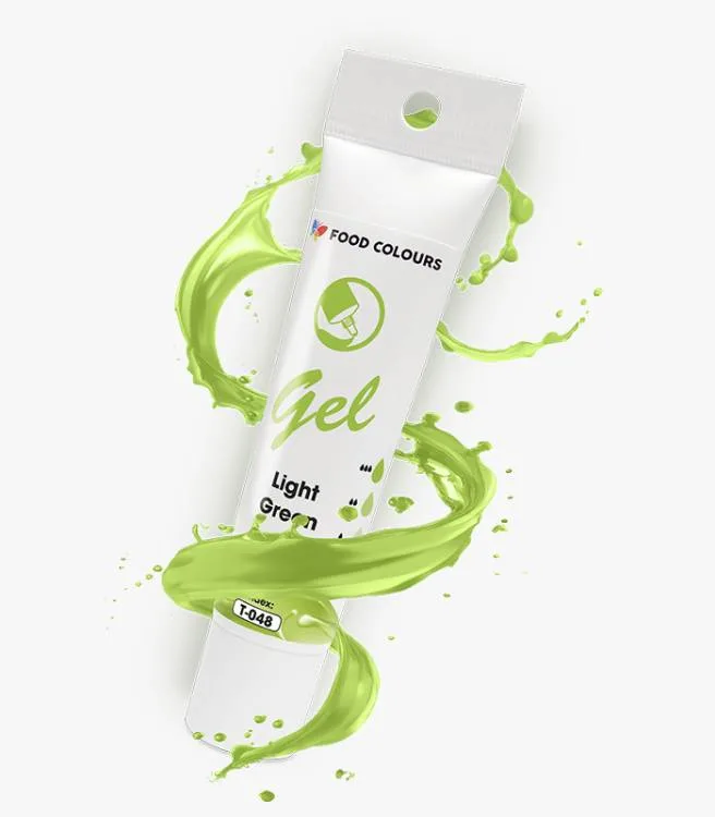 Gelová barva v tubě Light Green 30 g – Food Colours