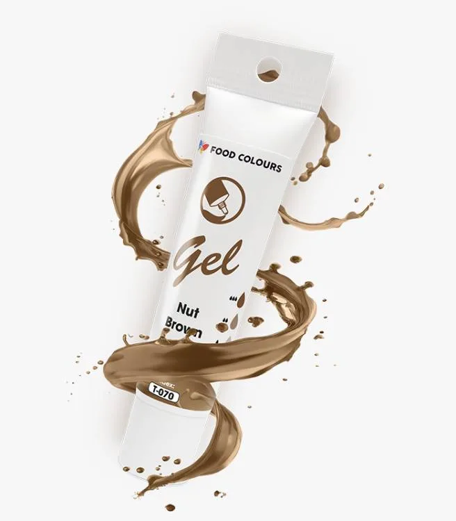 Gelová barva oříškově hnědá Nut Brown 30 g – Food Colours