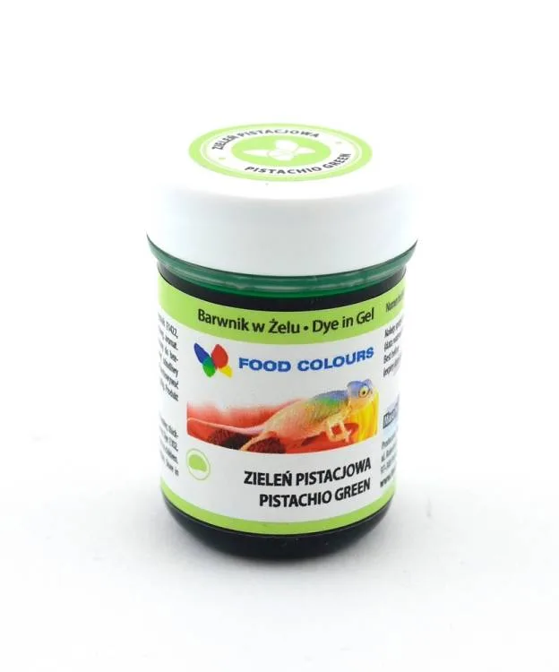 Gelová barva pistáciově zelená 35 g – Food Colours
