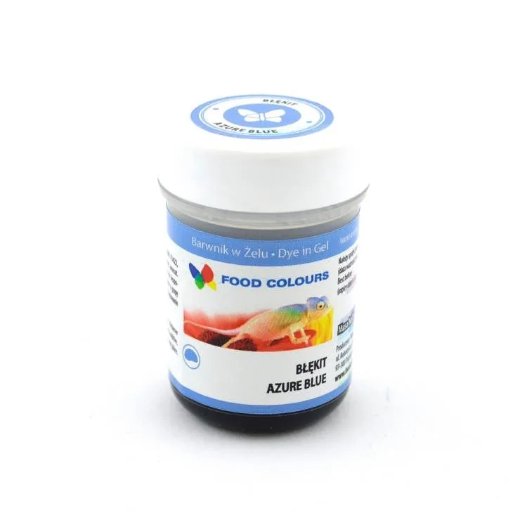 Gelová barva azurově modrá Azure Blue 35 g – Food Colours