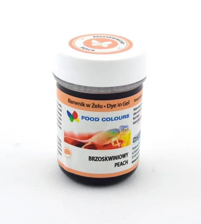 Gelová potravinářská barva broskvová 35 g – Food Colours