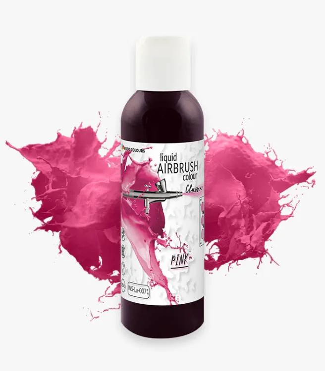 Tekutá airbrush barva Pink 135 ml – Food Colours