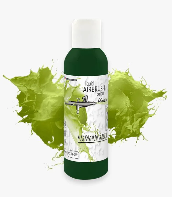 Airbrush barva tekutá Pistachio Green 135 ml – Food Colours