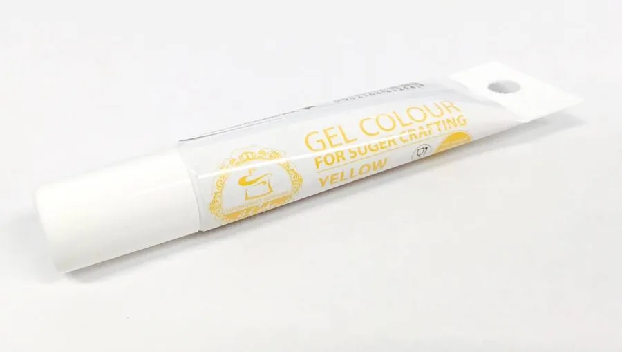Gelová barva žlutá v tubě 20 g – Food Colours