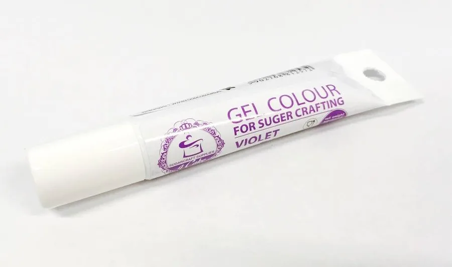 Fialová gelová barva v tubě 20 g – Food Colours