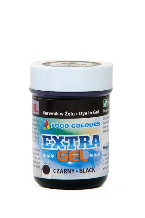 Gelová barva extra černá 35 g – Food Colours