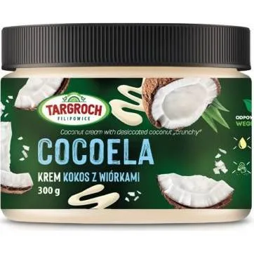 Kokosový krém se sušeným kokosem 300g – Targroch