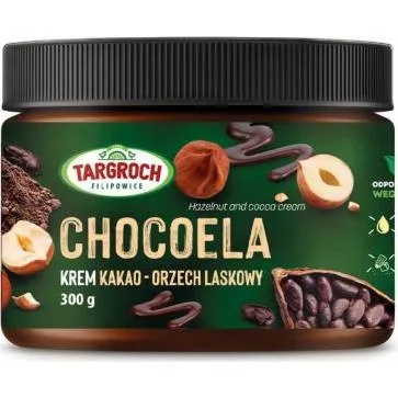 Oříškový a kakaový krém křupavý 300 g – Targroch