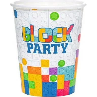 Papírové kelímky dětské kostky 220 ml, 6 ks – Party Pal