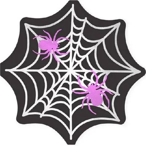 Papírové ubrousky Halloween pavučina 33x33 cm 10 ks – Party Pal
