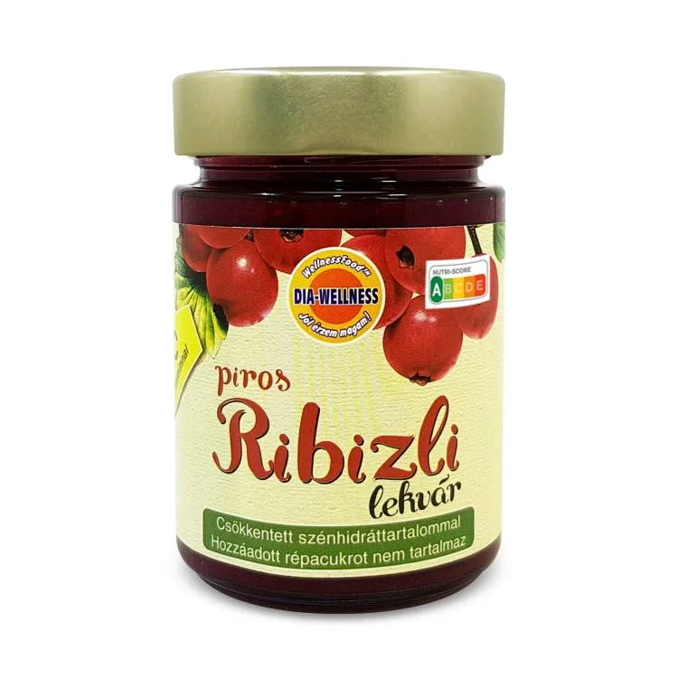 Džem z červeného rybízu s vysokým podílem ovoce 380 g