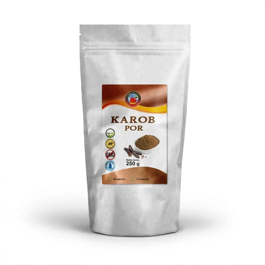 Karobový prášek přírodní alternativa kakaa 250 g