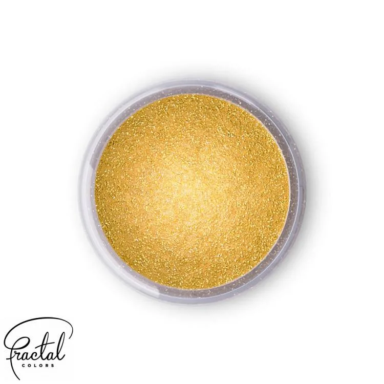 Dekorativní prachová barva Sparkling Gold 3,5 g – Fractal