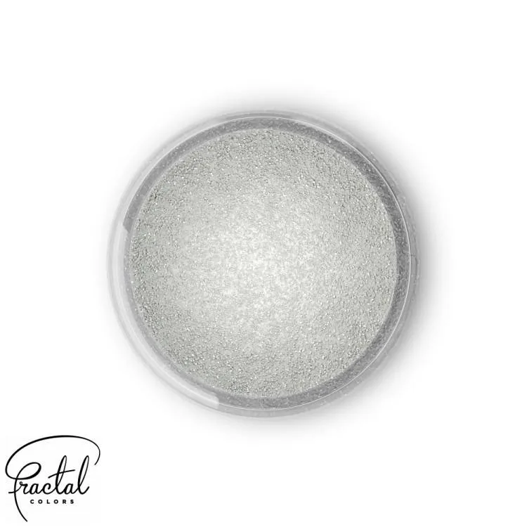 Dekorativní prachová perleťová barva Sparkling White 3,5 g – Fractal Colors