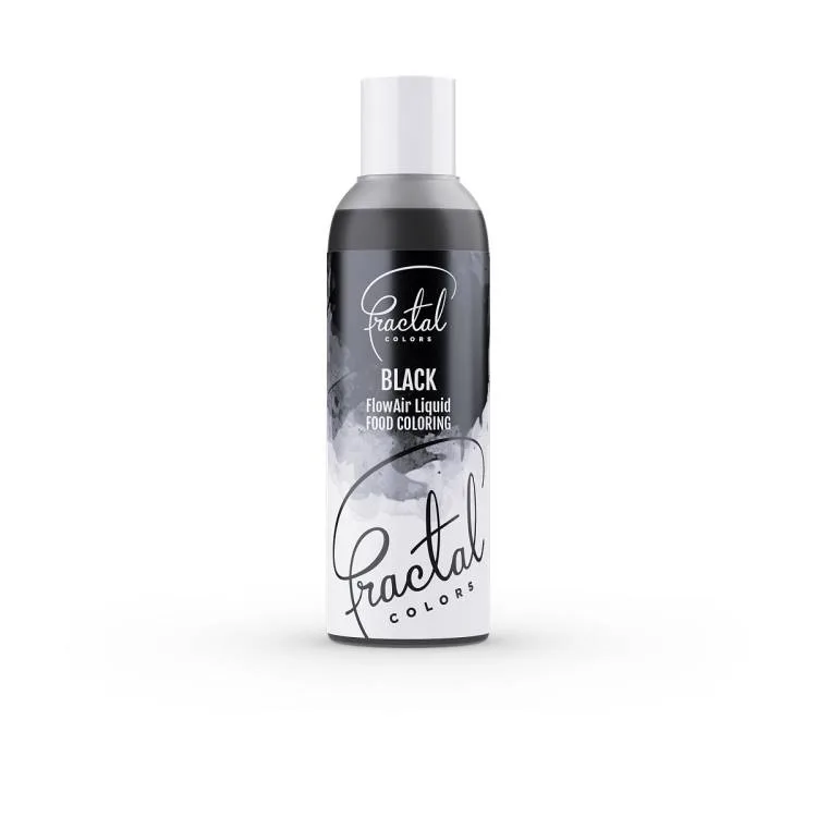 Tekutá airbrush barva černá 100 ml – Fractal