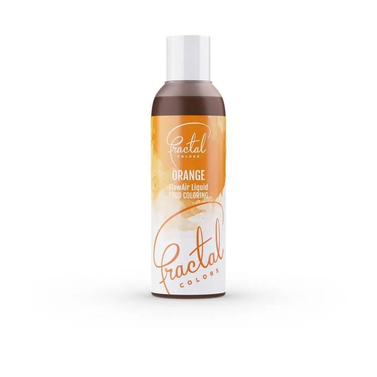 Tekutá airbrush barva oranžová 100 ml – Fractal