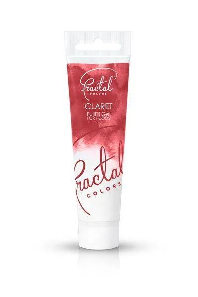 Gelová potravinářská barva Claret 30 g – Fractal