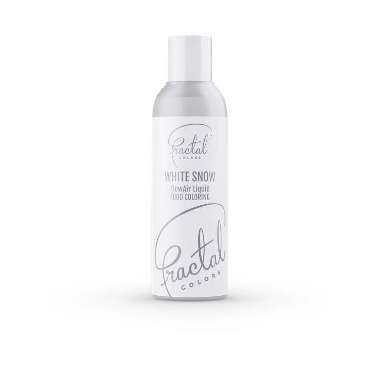 Tekutá airbrush barva White Snow 100 ml – Fractal Colors