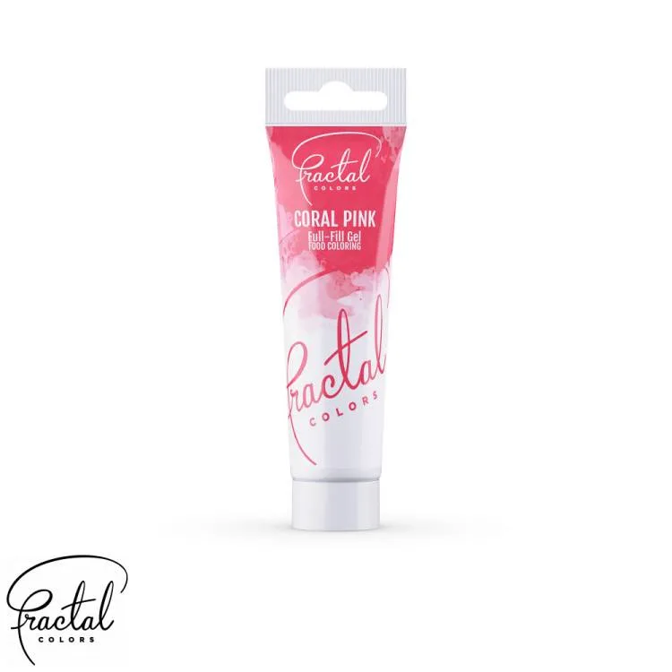 Gelová barva Coral Pink 30 g – Fractal