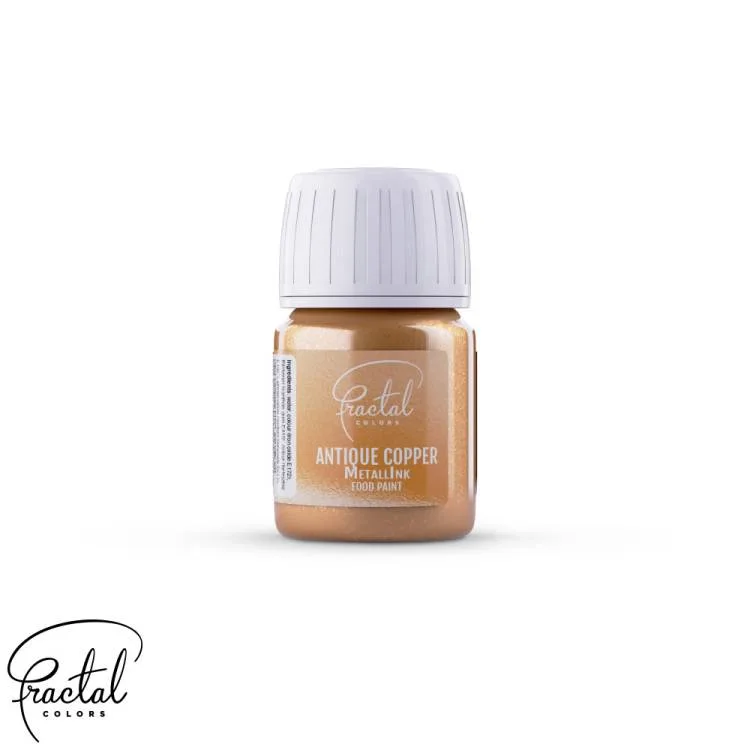 Tekutá metalická barva Antique Copper 30 ml – Fractal