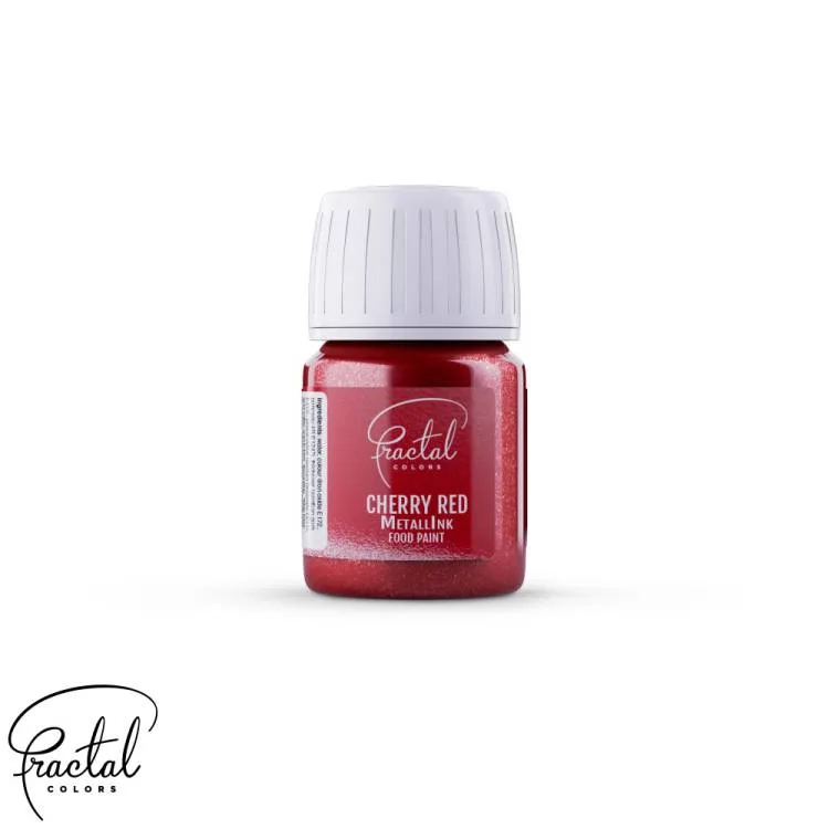 Tekutá metalická barva Cherry Red 30 ml – Fractal