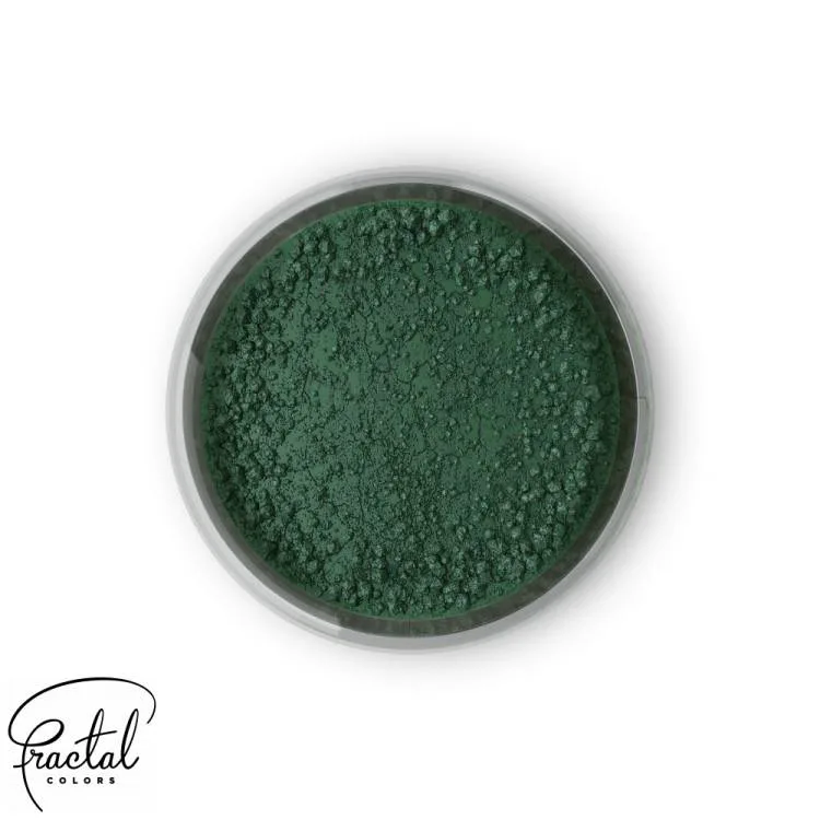 Jedlá prachová barva Dark Green 1 g – Fractal