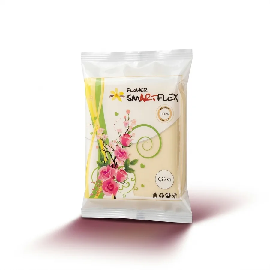 Hmota na modelování květin Smartflex Flower bílá vanilka 250 g – 4-MIX KFT