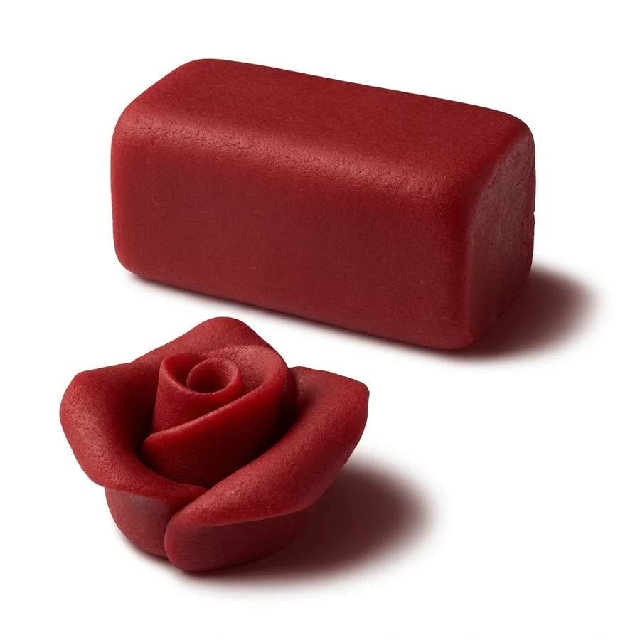 Pravý marcipán 30% mandlí burgundy 150 g – SweetArt