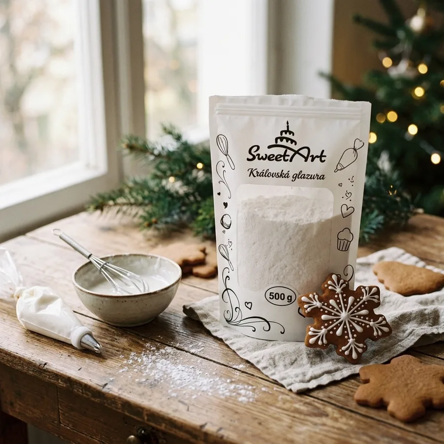 Královská glazura cukrová poleva 500 g – SweetArt