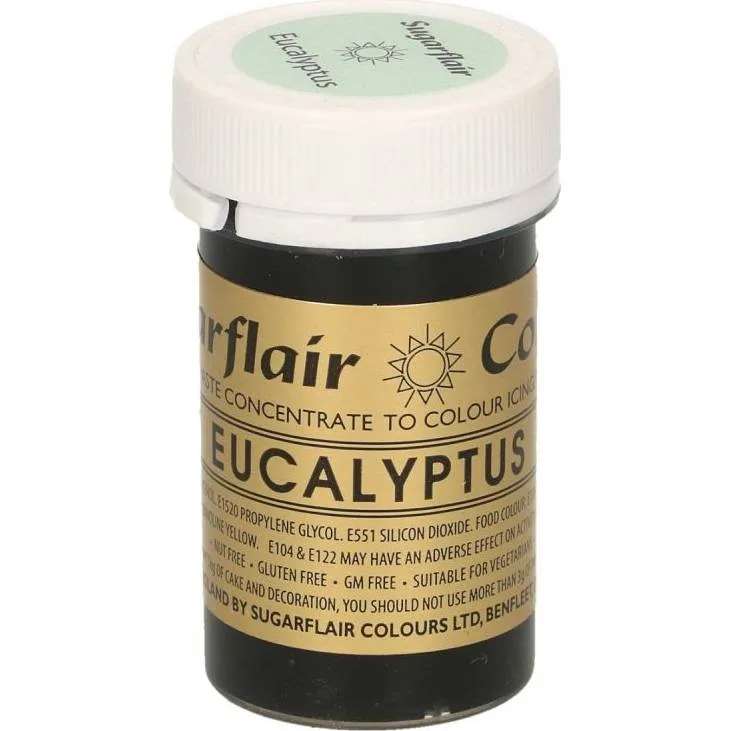 Gelová barva eucalyptus 25 g – Sugarflair