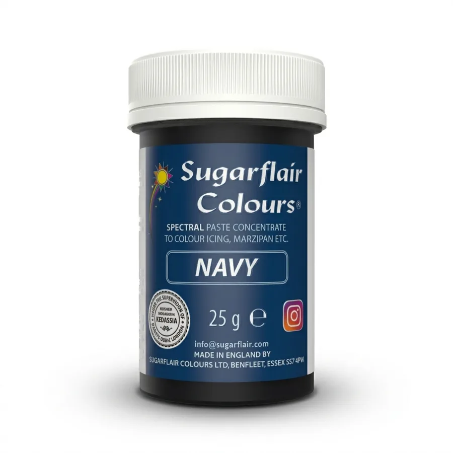 Gelová barva námořnická modrá 25 g – Sugarflair
