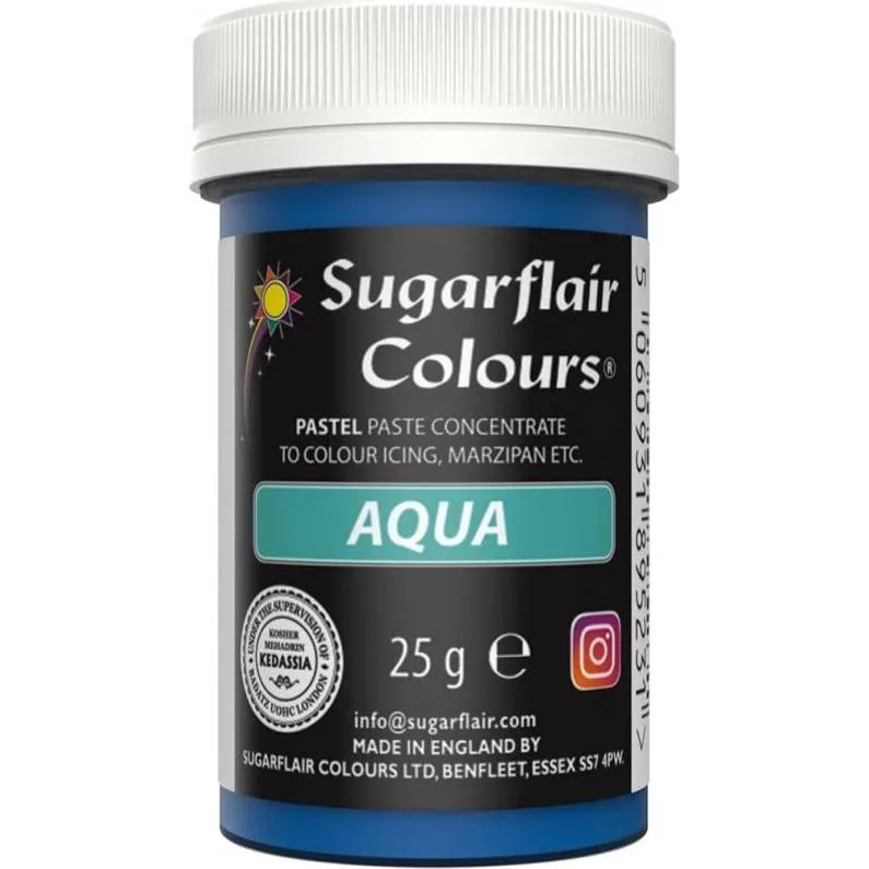 Gelová barva aqua pastelová 25 g – Sugarflair